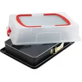 Dr. Oetker Springform "Back Idee" in Anthrazit - (L)38 x (B)25 cm