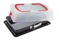 Dr. Oetker Rechteckige Springform mit Servierboden & Abdeckhaube 435 x 295 x ...