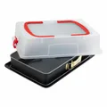 Dr. Oetker Rechteck-Springform BackIdee mit Haube Emaille Backform Kuchenform