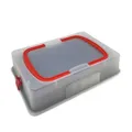 Dr.Oetker Springform Emaille 38 x 25 cm Kuchenblech Deckel Kochspaß