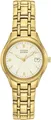 Citizen EW1262-55P Damenuhr Analog Eco-Drive Armbanduhr Edelstahl 25 mm gold