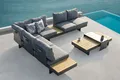 Lesli Living Lounge-Set Barbados Gartenmöbellounge Sitzgarnitur Outdoor-Möbel