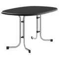 SIEGER Klapptisch "Boulevard", BxHxT: 140 x 72 x 90 cm, Tischplatte: Mecalit-pro - grau