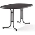 Sieger Klapptisch Rund Mecalit-Pro Anthrazit 90 cm x 140 cm