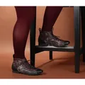 Think Booties schwarz Guad-2 taupe/kombi 618-2010 Gr.40 - GUD 682