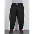 ESRA Sporthose Gestreifte Fitness Hose Herren Bodybuilder Hose SP01 Herren Sporthose Fitnesshose Bodybuilding Hose Trainingshose gestreift schwarz S
