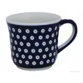 Bunzlauer Keramik Becher Bunzlauer Keramik 500ml Becher Ø11,2cm konisch, sanft gewölbt Dekor 42, Keramik blau