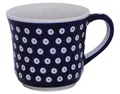 Bunzlauer keramik sehr großer 500 ml Jumbo Kaffeebecher/Teetasse – Ø 11 cm, leicht geschwungene Silhouette, 10 cm hoch (Dekor 42)