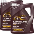 2x5 L Mannol Longlife 5W-30 Motoröl  5W30 VW 504 00 / 507 00 BMW LL-04 229.51