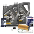 BOSCH ÖLFILTER+ 10l 5W-30 FÜR AUDI A4 A6 A8 Q5 Q7 PORSCHE VW TOUAREG 2.7 3.0 TDI