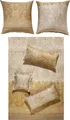 Bassetti Bettwäsche Michelle V6" beige 1x 200x200 cm + 2x 40x80 cm"