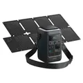 SOLIX Tragbare Powerstation C300X DC + Faltbares Solarpanel PS60 (grau, 288Wh, 300 Watt, PD 3.1)