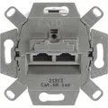 Busch-Jaeger 0218/12-101 RJ-45 Metallisch Steckdose (0218/12-101) (2CKA000230A0411)