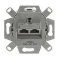 Busch-Jaeger 0218/12-101 UAE-Anschlussdose Cat 6a iso 2-fach 8(8)-polig RJ45