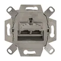 1St. Busch-Jaeger 0218/12-101 UAE-Anschlussdose, RJ45, Cat. 6a iso, geschirmt, 2