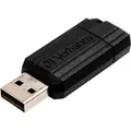 Verbatim PinStripe 64 GB, USB-Stick, schwarz