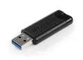 VERBATIM USB Stick 3.0 Drive 64GB High-Speed Nadelstreifen-Design schwarz