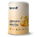 Brandl Omega3 D3 K2 (Omega 3 Fettsäuren und Vitamin D3 in Kombination mit Vitamin K2) 120 Kapseln