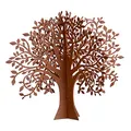 UNUS Garden Rost Deko Baum, Gartendeko Edelrost, Tischdeko Metall Rostoptik, 2 Steckelemente (Klein)