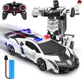 Ferngesteuertes Auto, 2 in 1 Transformator Ferngesteuerte Roboter Kinder Auto