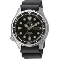 Citizen Promaster NY0040-09E Herrenuhr Silikon Edelstahl 200m Analog Automatik Datum schwarz - Schwarz