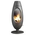 OdE 10kw Gusskamin das Ei Gussofen Designerofen Invicta Kaminofen Bullauge oval