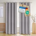Verdunklungsvorhänge 2er Set  Thermovorhang Hitzeschutz  Vorhang Blickdicht m...