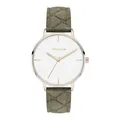 Tamaris Damen Leder Armbanduhr olivgrün Ø 36 mm TT-0040-LQ Analog NEU