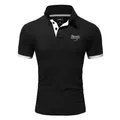 REPUBLIX Poloshirt MATEO Herren Basic Kurzarm Kontrast Polo Hemd schwarz XXL