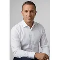 OLYMP Businesshemd No. Six super slim Jersey-Hemd weiß 36