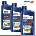 EuroLub 3 x 1 l Cleantec (Mid SAPS) 5W-30 Motoröl VW BMW Mercedes General Motors