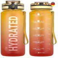 Sahara Sailor Trinkflasche mit Zeitmarkierung Tritan BPA-frei Auslaufsicher