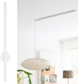 Lightswing® Single Mattweiß 110 cm - Für eine Hängelampe - Pendelleuchten Aufhängungsystem
