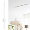 Lightswing® Single Aufhängesystem für eine Hängelampe - Matt Weiss - 110 cm - Beweg deine Hängeleuchte Mühelos - Einfache Installation - Hängelampe Esstisch - Pendellampe Verstellbar - Hängeleuchte