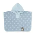 Sterntaler Poncho Emmi mittelblau