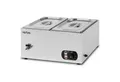 vertes Speisenwärmer Speisenwärmer Buffetwärmer Wärmebehälter Für Speisen Elektrisch 1500W, Inkl 2X 1/2 GN Behälter mit Deckel für 2X 10L