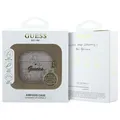Guess AirPods 4 Hülle Case Cover 4G Script Metal Charm Collection pink