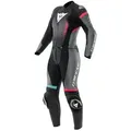 Dainese Motorradkombi Dainese Fluminea 2 tlg. Lederkombi Schwarz / Weiss / Anthrazit schwarz 44