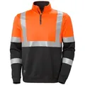 Helly Hansen Addvis Half Zip Sweatsh. Cl 1 - orange - S