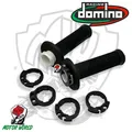 Handgriffe Domino D100 Verschluss On Moto Cross Enduro 4T Black Off Road Racing
