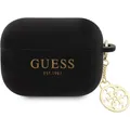 Guess 4G Charms Silicone Case für Apple Airpods Pro 2 - black (Kopfhörer Hülle) (GUAP2LSC4EK)