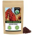 Alpi Nature Sumach Gewürz 125g, Sumach Pulver mit Salz, Essigbaumgewürz gemahlen, Sumac Gewürz zum Kochen