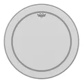 Weißes REMO 22" Powerstroke P3 Coated Drum Fell mit integriertem Dämpfungsring