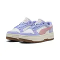 PUMA Damen Rebound Femme Low Sneakers 38.5, Intense Lavender Rosy Outlook White Purple Pink