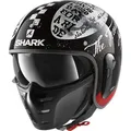 Shark S-Drak 2 Tripp In Jethelm, schwarz-weiss, Größe XS für Männer