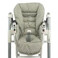BAMBINIWELT Ersatzbezug Sitzkissen Bezug kompatibel mit Peg Perego Prima Pappa-Diner (Sterne beige)