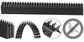 Exbuster Vogelabwehr: 12er-Set Tierabwehr-Spikes, 3-reihig, je 49 x 4,5 cm lang (Vogelabwehr Spikes, Zaun, Maus)