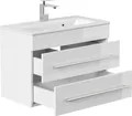Badmöbel Waschplatz "Portus 700 SlimLine" 70 cm weiß Hochglanz