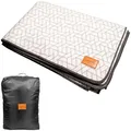 Skandika Zeltteppich Lindal 300 x 300 cm | Outdoor Teppich mit Softtouch-Fleece, wetterfest & wasserdicht, mit Aufbewahrungstasche | Picknickdecke, Campingteppich, Zeltunterlage, Camping Zubehör
