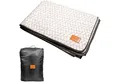 Skandika Zeltteppiche Lindal, Outdoor Teppich mit Softtouch-Fleece, Campingteppich, Zeltunterlage, wetterfest, wasserdicht, Tragetasche mit Reißverschluss